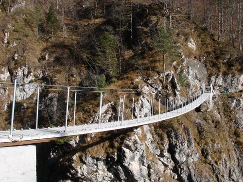 Prospetto della passerella Ciul